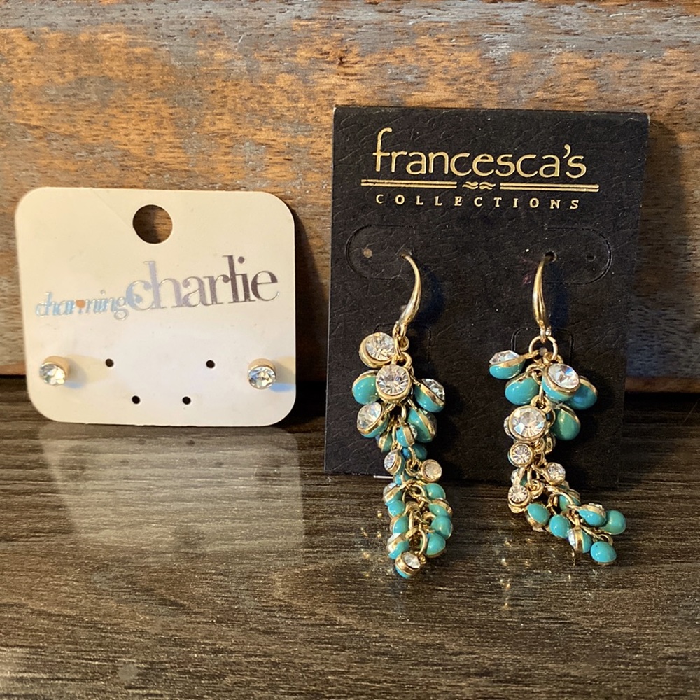 Earrings. Two pair